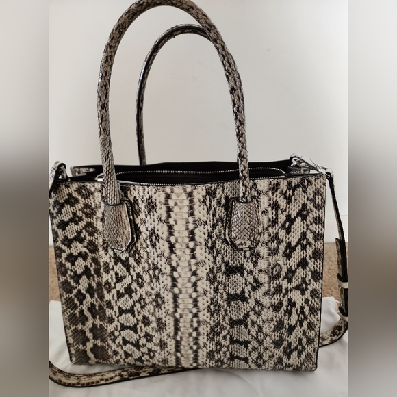 Michael Kors large snakeskin Mercer satchel - Picture 6 of 6